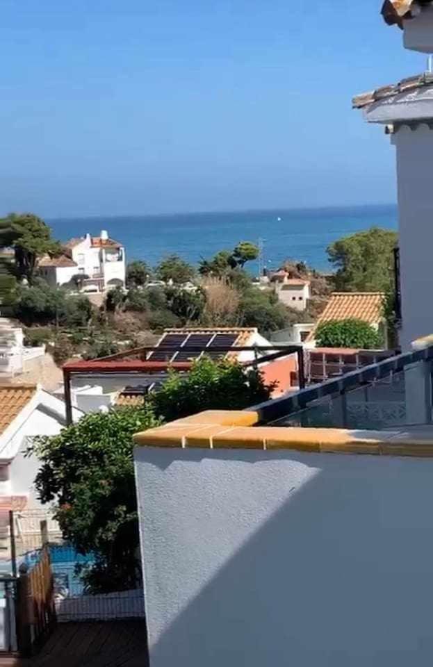 La Villa Escondida 1 Precioso Estudio Vista Al Mar マラガ エクステリア 写真